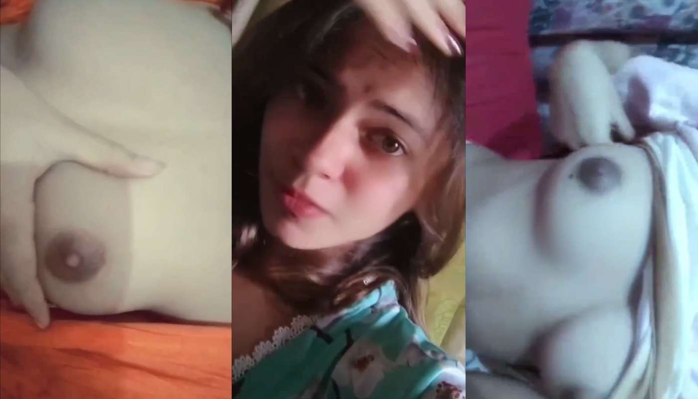 Bengali Cute Girl Pressing Boobs
