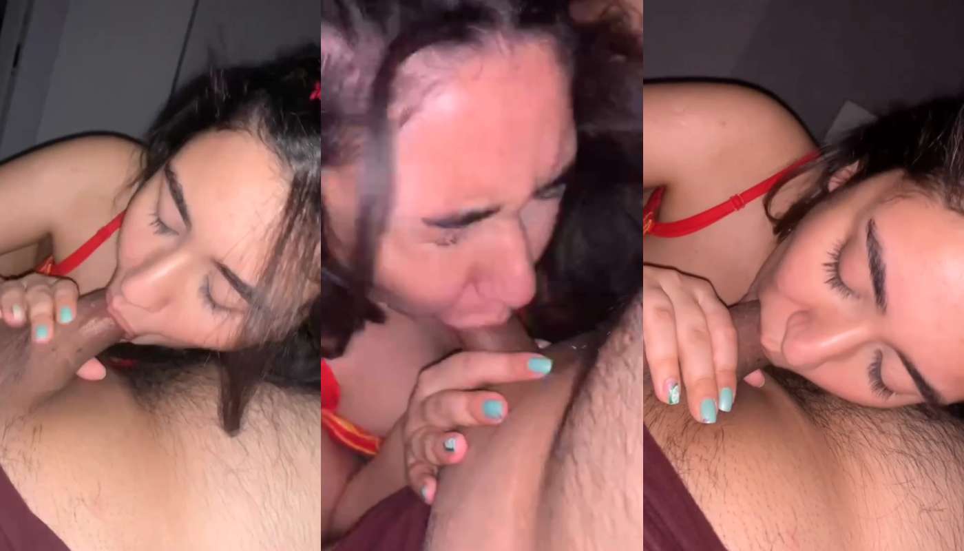 Horny Girl Sucking Dick